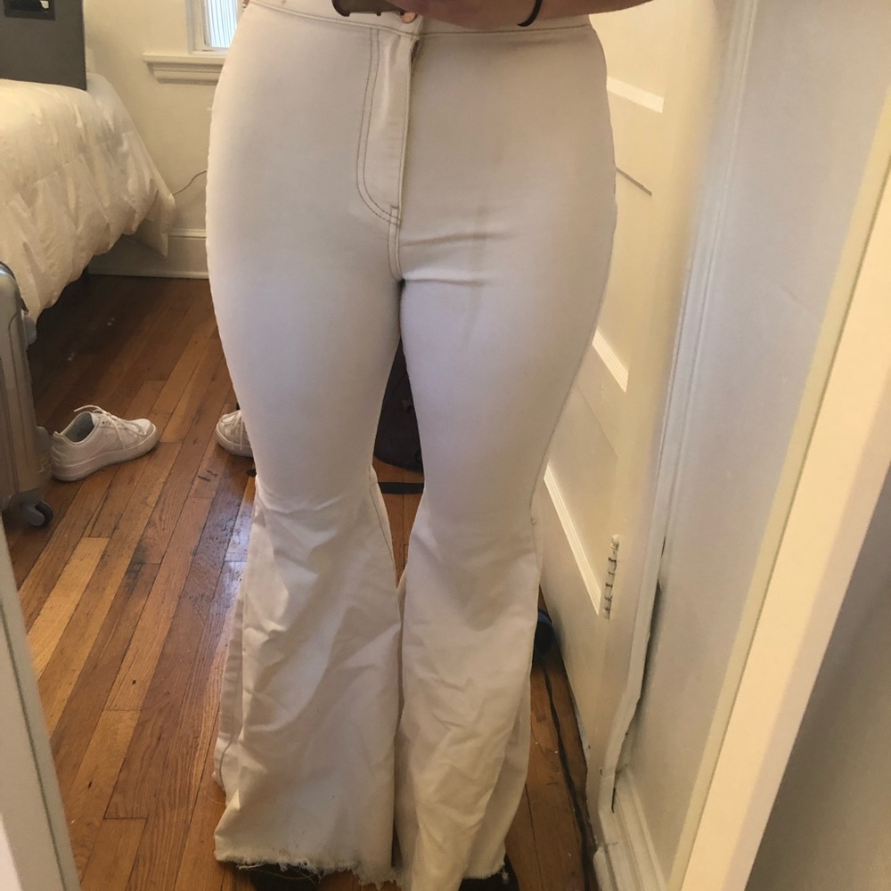 Free People Just Float On Flare Jeans - Picture 3 of 4